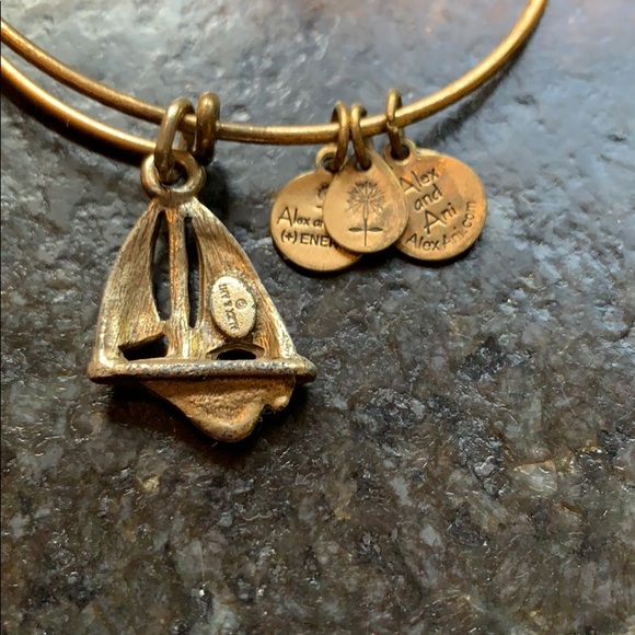Alex and Ani sailboat bracelet - Picture 5 of 5